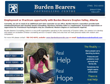 Tablet Screenshot of burdenbearersdv.com